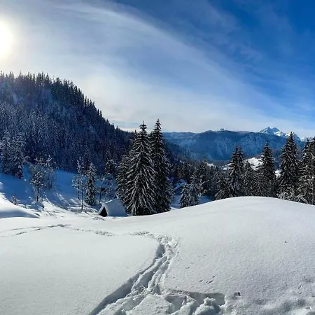 Dwarfs Overlooking Julian Alps Near Bled Jesenice