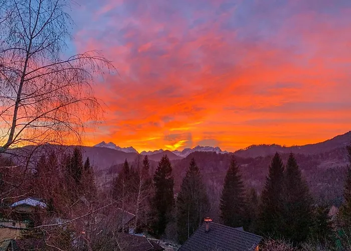 Dwarfs Overlooking Julian Alps Near Bled